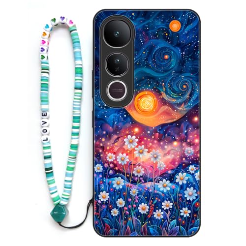 Sinyunron Handyhülle Kompatibel mit Vivo V50 Lite 5G/4G Hülle Stoßfeste Kratzfest TPU Schutzhülle Gemusterte Handy Schutzschale mit Buntes Schlüsselband,Daisy-01 Sinyunron Handyhülle Kompatibel mit Vivo V50 Lite 5G/4G Hülle Stoßfeste Kratzfest TPU Schutzhülle Gemusterte Handy Schutzschale mit Buntes Schlüsselband,Daisy-01 von Sinyunron