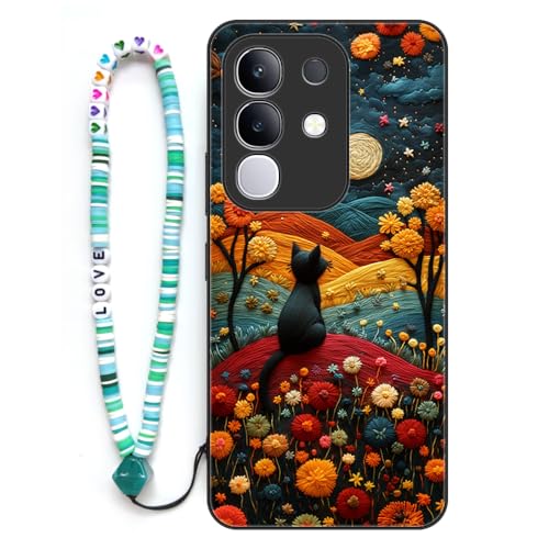 Sinyunron Handyhülle Kompatibel mit Vivo Y29 4G Hülle Stoßfeste Kratzfest TPU Schutzhülle Gemusterte Handy Schutzschale mit Buntes Schlüsselband,Katze-02 Sinyunron Handyhülle Kompatibel mit Vivo Y29 4G Hülle Stoßfeste Kratzfest TPU Schutzhülle Gemusterte Handy Schutzschale mit Buntes Schlüsselband,Katze-02 von Sinyunron