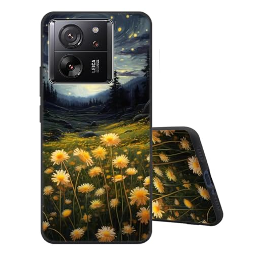 Sinyunron Handyhülle Kompatibel mit Xiaomi 13T Pro Hülle Silikon Schwarz Matte Rückseite Schutzhülle mit Muster,Weiche Stoßfest Kratzfest Schlanke TPU Softschale Case,Gänseblümchen Sinyunron Handyhülle Kompatibel mit Xiaomi 13T Pro Hülle Silikon Schwarz Matte Rückseite Schutzhülle mit Muster,Weiche Stoßfest Kratzfest Schlanke TPU Softschale Case,Gänseblümchen von Sinyunron