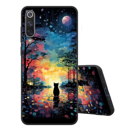 Sinyunron Handyhülle Kompatibel mit Xiaomi Mi 9 SE Hülle Silikon Schwarz Matte Rückseite Schutzhülle mit Muster,Weiche Stoßfest Kratzfest Schlanke TPU Softschale Case,Kätzchen-B Sinyunron Handyhülle Kompatibel mit Xiaomi Mi 9 SE Hülle Silikon Schwarz Matte Rückseite Schutzhülle mit Muster,Weiche Stoßfest Kratzfest Schlanke TPU Softschale Case,Kätzchen-B von Sinyunron