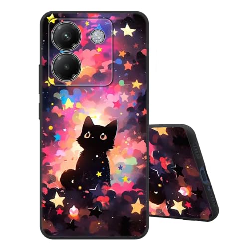 Sinyunron Handyhülle Kompatibel mit Xiaomi Poco M7 Pro 5G Hülle Silikon Schwarz Matte Rückseite Schutzhülle mit Muster,Weiche Stoßfest Kratzfest Schlanke TPU Softschale Case,Kätzchen-A Sinyunron Handyhülle Kompatibel mit Xiaomi Poco M7 Pro 5G Hülle Silikon Schwarz Matte Rückseite Schutzhülle mit Muster,Weiche Stoßfest Kratzfest Schlanke TPU Softschale Case,Kätzchen-A von Sinyunron