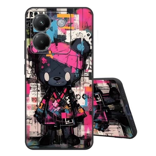 Sinyunron Handyhülle Kompatibel mit Xiaomi Poco X7 Pro 5G Hülle Silikon Schwarz Matte Rückseite Schutzhülle mit Muster,Weiche Stoßfest Kratzfest Schlanke TPU Softschale Case,Kleiner Bär Sinyunron Handyhülle Kompatibel mit Xiaomi Poco X7 Pro 5G Hülle Silikon Schwarz Matte Rückseite Schutzhülle mit Muster,Weiche Stoßfest Kratzfest Schlanke TPU Softschale Case,Kleiner Bär von Sinyunron
