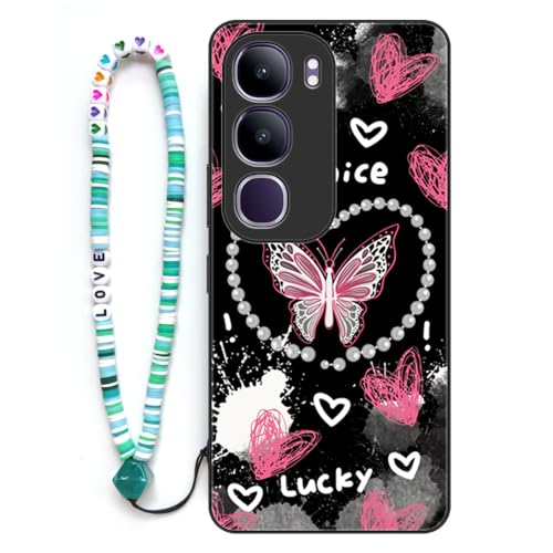 Sinyunron Hülle Kompatibel mit Vivo Y19S 5G,Handyhülle 2-in-1 Hybrid Set Handy Schutzschale,Stoßfeste TPU Silikon Schutzhülle+1×Buntes Schlüsselband,Schmetterling-02 Sinyunron Hülle Kompatibel mit Vivo Y19S 5G,Handyhülle 2-in-1 Hybrid Set Handy Schutzschale,Stoßfeste TPU Silikon Schutzhülle+1×Buntes Schlüsselband,Schmetterling-02 von Sinyunron