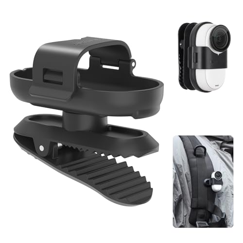 Kamera-Rucksack-Clip für Insta 360 Go 3s Zubehör, 360 Grad drehbar, Schnellspanner-Halterung, Hut-Kamera-Clip für Rucksack, kompatibel mit Insta360 Go 3s Zubehör Kamera-Rucksack-Clip für Insta 360 Go 3s Zubehör, 360 Grad drehbar, Schnellspanner-Halterung, Hut-Kamera-Clip für Rucksack, kompatibel mit Insta360 Go 3s Zubehör von Sinyutia