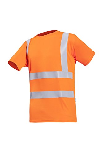 SIOEN 3885A2MC2FC1S Omero Hi-Vis T-Shirt, Größe S, Orange von Sioen