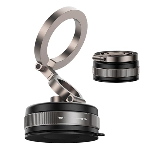 Sionhiuo Inhaber eines Vakuumsaugen -Telefons, Halterung des Vakuum -Magnetsaugs - Auto 360 -Grad -Verstellbares Smartphone -Mount | Faltbare Starke magnetische Handyhalterin für Navigation, Sionhiuo Inhaber eines Vakuumsaugen -Telefons, Halterung des Vakuum -Magnetsaugs - Auto 360 -Grad -Verstellbares Smartphone -Mount | Faltbare Starke magnetische Handyhalterin für Navigation, von Sionhiuo