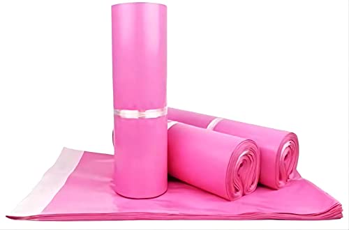 Sipobuy 100PCS Mailing Post Express Taschen, PE Material Dichtung Pack Verpackung Porto Mail Säcke Umschläge Mailer, Wasserdicht Und Feuchtigkeit-beweis (Pink, 20X30cm / 8X12in) von Sipobuy
