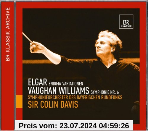 Elgar: Enigma-Variationen / Vaughan Williams: Sinfonie 6 von Sir Colin Davis