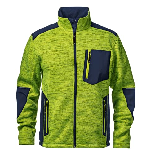 Sir Safety System MC2512EML "Fighter" Pullover, Fluogelb/Blau, Größe L von Sir Safety System