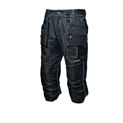 Sir Safety System MC2531Q8L Heavy Caprihose, Denim Blau/Schwarz, Größe L von Sir Safety System