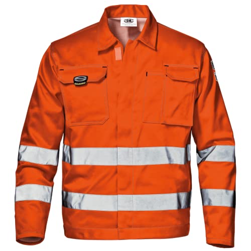 Sir Safety System MC3616H148 "Velvet" Warnschutz-Bundjacke, Warnschutz-orange, Größe 48 von Sir Safety System