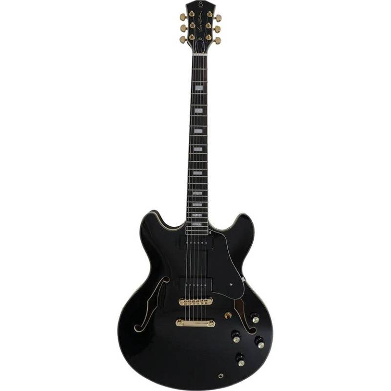 (B-Ware) Sire Larry Carlton H7V Black Semi-Acoustic Guitar von Sire