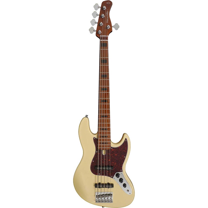 Sire Marcus Miller V5-5 Alder Vintage White 5-String Electric Bass Guitar Sire Marcus Miller V5-5 Alder Vintage White 5-String Electric Bass Guitar von Sire