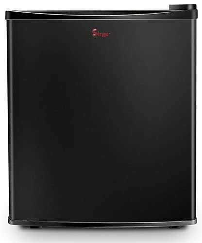 Sirge Mini-Kühlschrank, 38 l, schwarz, leise, thermoelektronisch, ohne Kompressor, Kühlschrank [430 (L) x 410 (B) x 510 (H) mm] – Ideal für Hotels von Sirge