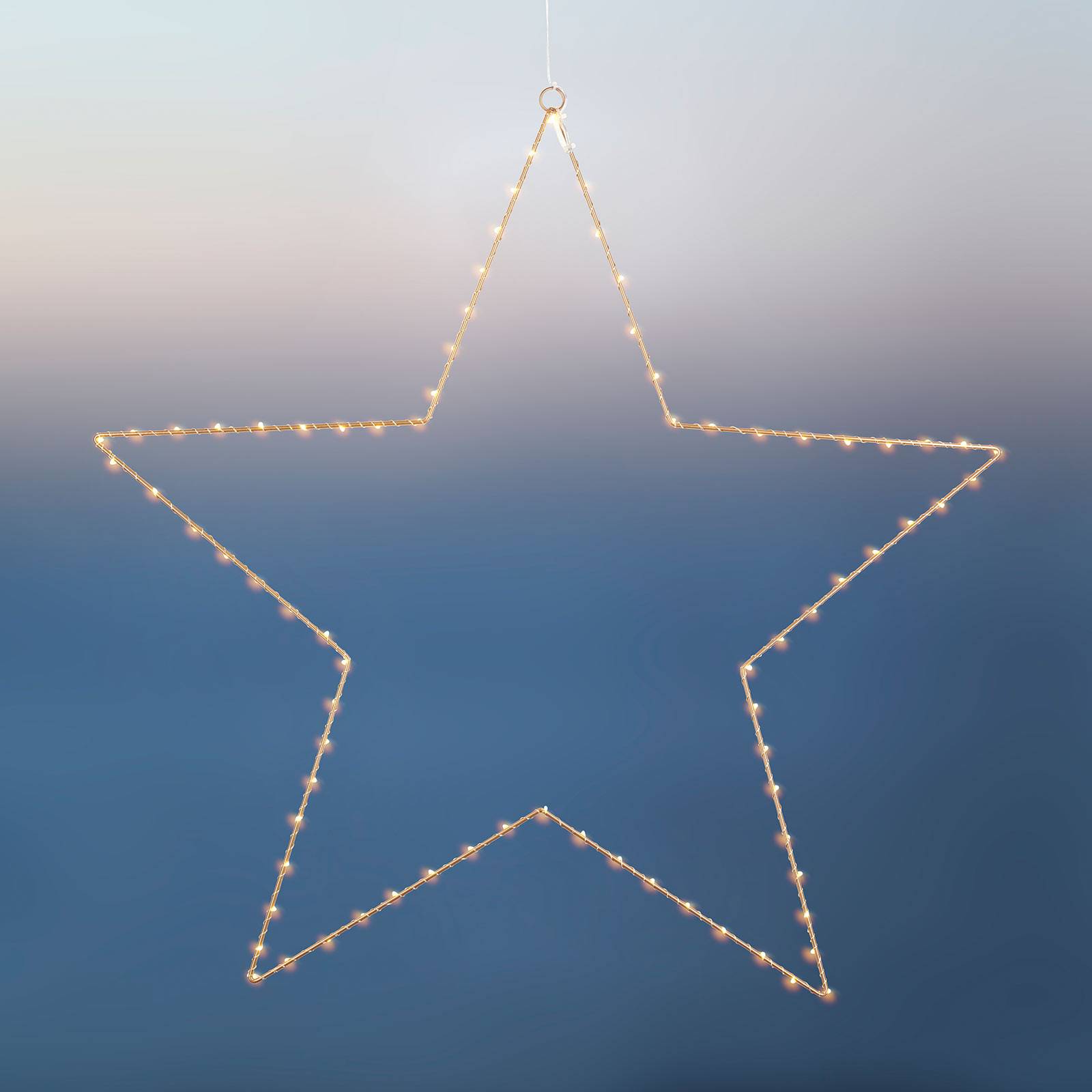 LED-Deko-Stern Liva Star, gold, Ø 70 cm von Sirius