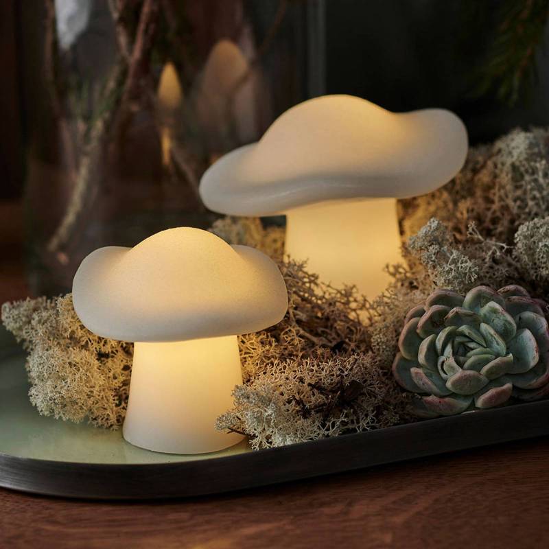 LED-Dekoleuchte Mushroom 2er-Set von Sirius