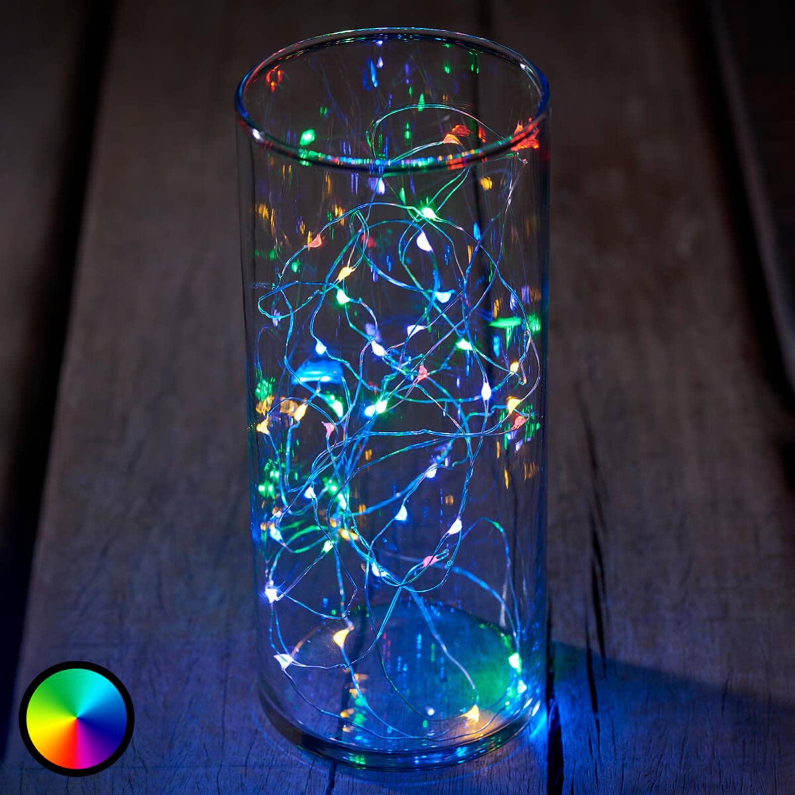 LED-Lichterkette Knirke multi, RGB, 40-flg. LED-Lichterkette Knirke multi, RGB, 40-flg. von Sirius