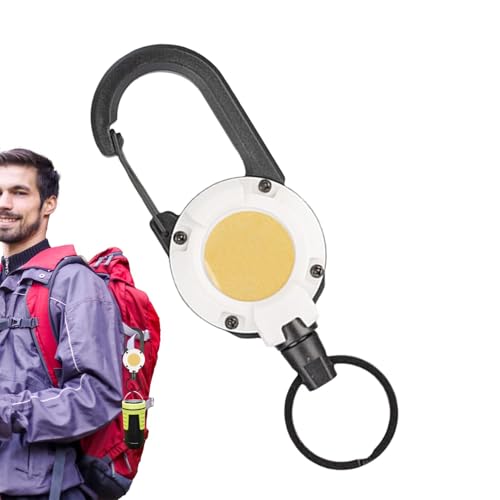 Einziehbarer Schlüsselanhänger, robuster Karabiner-Schlüsselanhänger – einziehbarer Karabiner, Arbeitsabzeichen-Clip, ausziehbarer Schlüsselanhänger zum Aufhängen von Pflanzen, zum Festbinden Einziehbarer Schlüsselanhänger, robuster Karabiner-Schlüsselanhänger – einziehbarer Karabiner, Arbeitsabzeichen-Clip, ausziehbarer Schlüsselanhänger zum Aufhängen von Pflanzen, zum Festbinden von Sirseon