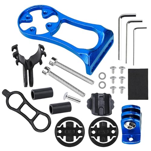 Fahrrad-Computerhalterung, Aluminiumlegierung, Lenkerhalterung für Vorderrad, Adapter-Basis, Fahrradzubehör, leichte Fahrradcomputer-Halterung für Action-Kameras Fahrrad-Computerhalterung, Aluminiumlegierung, Lenkerhalterung für Vorderrad, Adapter-Basis, Fahrradzubehör, leichte Fahrradcomputer-Halterung für Action-Kameras von Sirseon