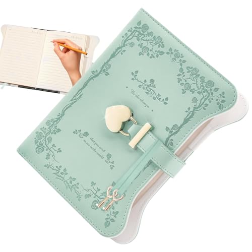 Lock Journal | B6 PU Leder Journal mit Schloss und Schlüssel - 360 Seiten, Tagebuchplaner für Frauen Mädchen, persönliche Organizer, nachfüllbares Notizbuch Lock Journal | B6 PU Leder Journal mit Schloss und Schlüssel - 360 Seiten, Tagebuchplaner für Frauen Mädchen, persönliche Organizer, nachfüllbares Notizbuch von Sirseon