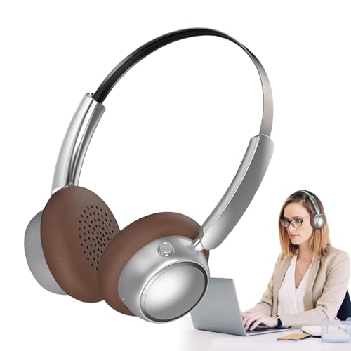 Musikhör-Headset – Over-Ear-Headset, Geräuschunterdrückung, Audio-Entertainment-Kopfhörer, komfortables Retro-Design für Damen, Herren, Erwachsene, Teenager, den ganzen Tag Musikhör-Headset – Over-Ear-Headset, Geräuschunterdrückung, Audio-Entertainment-Kopfhörer, komfortables Retro-Design für Damen, Herren, Erwachsene, Teenager, den ganzen Tag von Sirseon