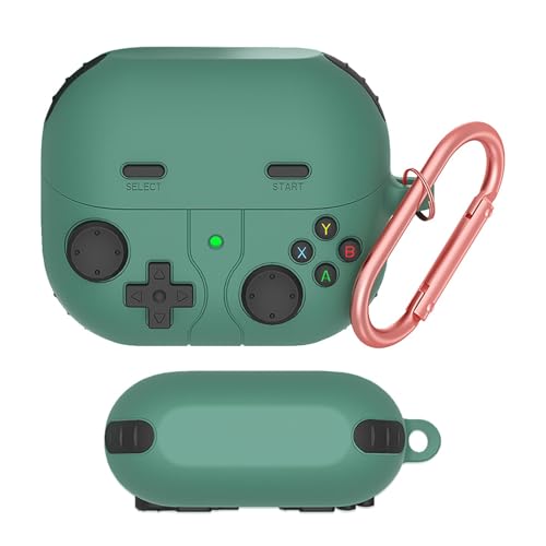 Silikon-Schutzhülle für Galaxy Bud Pro 3, Spielkonsolenform, staubdichte Hülle, Hüllen für Galaxy Buds3 Pro Kopfhörer, Kopfhörerabdeckungen mit Schlüsselanhänger, präzise Einschnitte Silikon-Schutzhülle für Galaxy Bud Pro 3, Spielkonsolenform, staubdichte Hülle, Hüllen für Galaxy Buds3 Pro Kopfhörer, Kopfhörerabdeckungen mit Schlüsselanhänger, präzise Einschnitte von Sirseon