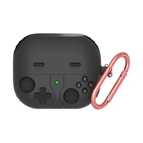 Silikon-Schutzhülle für Galaxy Bud Pro 3, Spielkonsolenform, staubdichte Hülle, Hüllen für Galaxy Buds3 Pro Kopfhörer, Kopfhörerabdeckungen mit Schlüsselanhänger, präzise Einschnitte Silikon-Schutzhülle für Galaxy Bud Pro 3, Spielkonsolenform, staubdichte Hülle, Hüllen für Galaxy Buds3 Pro Kopfhörer, Kopfhörerabdeckungen mit Schlüsselanhänger, präzise Einschnitte von Sirseon