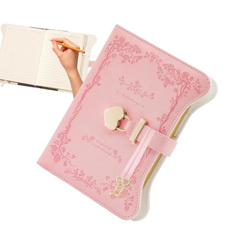 Sirseon Lock Journal, B6 PU-Leder-Tagebuch mit Schloss und Schlüssel, 360 Seiten, niedliche Tagebücher, geheimes Tagebuch für Frauen und Mädchen, Tagebuch-Planer Sirseon Lock Journal, B6 PU-Leder-Tagebuch mit Schloss und Schlüssel, 360 Seiten, niedliche Tagebücher, geheimes Tagebuch für Frauen und Mädchen, Tagebuch-Planer von Sirseon