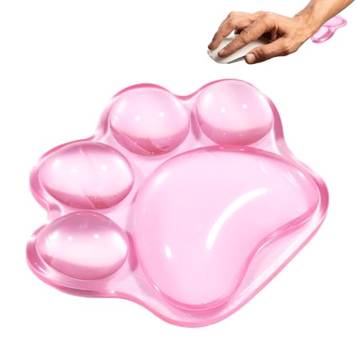 Transparente Handgelenkauflage für Mäuse, Katzenpfotenform, weiche Handgelenkauflage, Handbeschwerden, ergonomische Handgelenkstütze für Mäuse Transparente Handgelenkauflage für Mäuse, Katzenpfotenform, weiche Handgelenkauflage, Handbeschwerden, ergonomische Handgelenkstütze für Mäuse von Sirseon