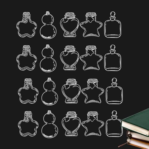 Transparente Lesezeichen – Transparentes Lesezeichen-Set mit getrockneten Blumen | Studenten Schreibwaren Lesezeichen für Schriftsteller für Klassenzimmer, Schlafsaal, Bibliothek von Sirseon