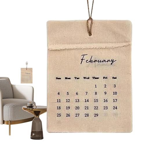 Wandkalender 2025 – Monatlicher Leinwand-Volljahreskalender, Organisation und Planung, Retro-Schreibtisch-Dekoration, einzigartige Wanddekorationen für Schulstunden Wandkalender 2025 – Monatlicher Leinwand-Volljahreskalender, Organisation und Planung, Retro-Schreibtisch-Dekoration, einzigartige Wanddekorationen für Schulstunden von Sirseon