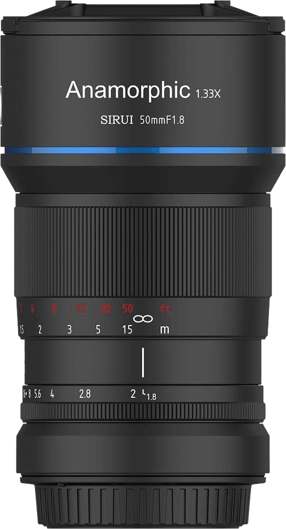 Sirui 50mm f/1.8 1.33X Anamorphische Objektiv für Fujifilm X-mount von Sirui
