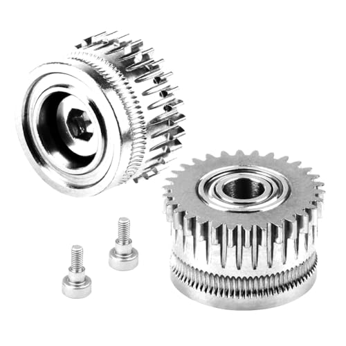 Sirxlevcy 2 Stück für K1 K1C K1 Max Extruderzubehör All Metal Filament Gear 3D-Druckerzubehör -Getriebe-Extrusionskit Sirxlevcy 2 Stück für K1 K1C K1 Max Extruderzubehör All Metal Filament Gear 3D-Druckerzubehör -Getriebe-Extrusionskit von Sirxlevcy