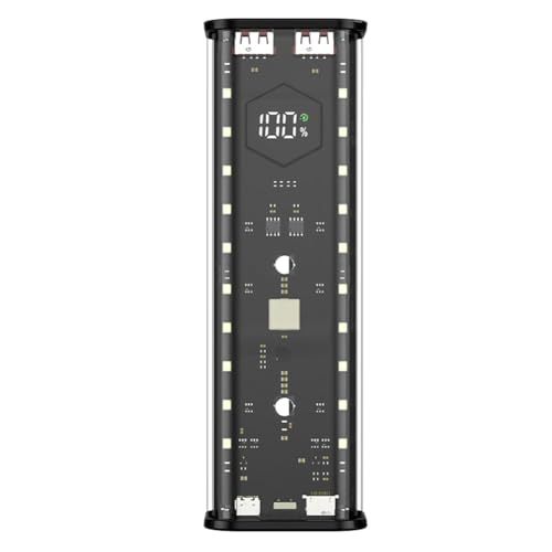 Sirxlevcy 21700 DIY Power Bank Case Unterstützt 4x21700 Batterien PD20W Powerbank Case LED-Bildschirm Transparente Batterieaufbewahrungsschale B Sirxlevcy 21700 DIY Power Bank Case Unterstützt 4x21700 Batterien PD20W Powerbank Case LED-Bildschirm Transparente Batterieaufbewahrungsschale B von Sirxlevcy
