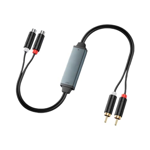 Sirxlevcy 3,5-Mm-Audio-Isolator, Audio-Masse-Isolator, Aux-Rauschunterdrückungsfilter mit 2/2-Audiokabel für DVD-TV-Player, Langlebig, Einfach zu Verwenden Sirxlevcy 3,5-Mm-Audio-Isolator, Audio-Masse-Isolator, Aux-Rauschunterdrückungsfilter mit 2/2-Audiokabel für DVD-TV-Player, Langlebig, Einfach zu Verwenden von Sirxlevcy
