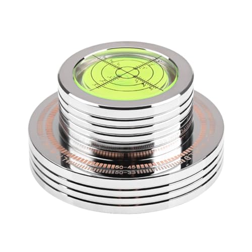 Sirxlevcy 50Hz LP Vinyl-Schallplattenspieler-Turntable-Stabilisator mit Nivelliergewicht-Klemme LP-Spieler-Disc-Stabilisator Silber Sirxlevcy 50Hz LP Vinyl-Schallplattenspieler-Turntable-Stabilisator mit Nivelliergewicht-Klemme LP-Spieler-Disc-Stabilisator Silber von Sirxlevcy
