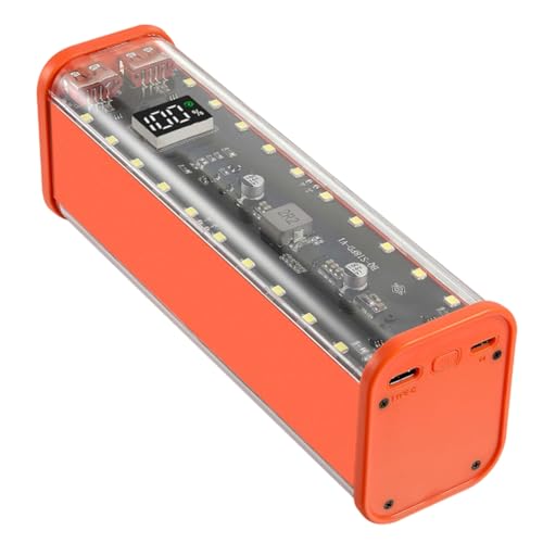 Sirxlevcy 8 Steckplätze 18650 DIY Power Bank Case Schnelllade-Powerbank Case Große Kapazität Digitalanzeige Batteriespeicher Orange Sirxlevcy 8 Steckplätze 18650 DIY Power Bank Case Schnelllade-Powerbank Case Große Kapazität Digitalanzeige Batteriespeicher Orange von Sirxlevcy