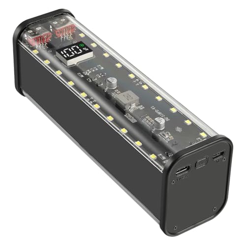 Sirxlevcy 8 Steckplätze 18650 DIY Power Bank Case Schnelllade-Powerbank-Case Große Kapazität Digitalanzeige Batteriespeicher Schwarz Sirxlevcy 8 Steckplätze 18650 DIY Power Bank Case Schnelllade-Powerbank-Case Große Kapazität Digitalanzeige Batteriespeicher Schwarz von Sirxlevcy