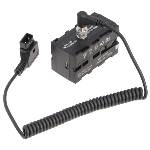 Sirxlevcy D-TAP-Anschluss auf DC 5,5 X 2,5 mm Erweiterbares Kabel mit Beidseitigem NP-F Dummy-Akkuadapter für Kameramonitor Sirxlevcy D-TAP-Anschluss auf DC 5,5 X 2,5 mm Erweiterbares Kabel mit Beidseitigem NP-F Dummy-Akkuadapter für Kameramonitor von Sirxlevcy