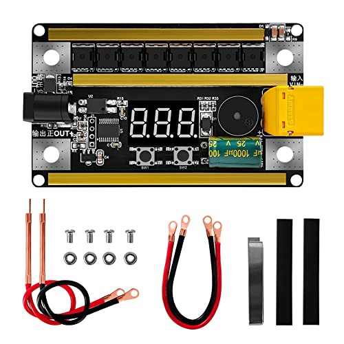 Sirxlevcy GX591 8-24V PunktschweißEr DIY Kit 99 GäNge Power Einstellbare Mini Spots SchweißGeräT Steuerplatine zum SchweißEn 18650 von Sirxlevcy