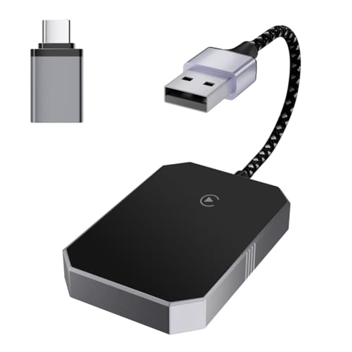 Sirxlevcy Kabelloser Carplay-Adapter. Carplay-Kabelloser Adapter. Konvertieren Sie Kabelgebunden zu Kabellos. 2024-Upgrade. Stecker und Spiel. Sirxlevcy Kabelloser Carplay-Adapter. Carplay-Kabelloser Adapter. Konvertieren Sie Kabelgebunden zu Kabellos. 2024-Upgrade. Stecker und Spiel. von Sirxlevcy