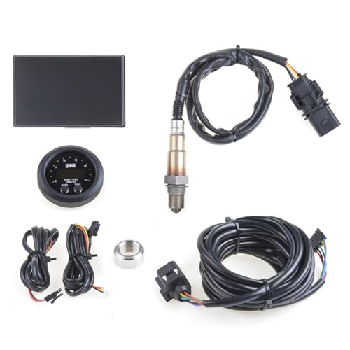 Sirxlevcy Messkit für das Luft-Kraftstoff-Verhältnis, LSUs 4.9-Sensor, 2-1/16 52 mm Breitband-UEGO-Digital-AFR-Sauerstoffsensor 06J90626 von Sirxlevcy