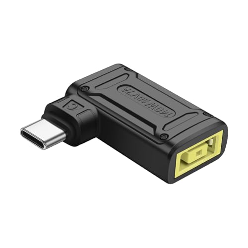 Sirxlevcy PD 140 W DC auf Typ C Stromladeadapter, DC-Buchseneingang auf USB-C-Stecker für Telefon, Tablet, Laptop (C) von Sirxlevcy