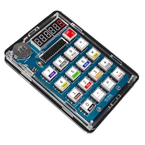 Sirxlevcy Rechner-DIY-Kit Abs 51 Mikrocontroller Selbstgebauter Digitaler Röhrenrechner Platine Schweißtraining Elektronik-Kit Sirxlevcy Rechner-DIY-Kit Abs 51 Mikrocontroller Selbstgebauter Digitaler Röhrenrechner Platine Schweißtraining Elektronik-Kit von Sirxlevcy