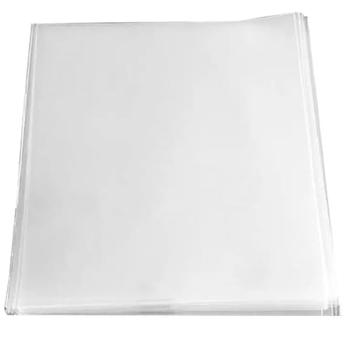 Sirxlevcy Transparente Außentasche für Schallplatten, CD-Schutztasche, Quadratische Tasche, Schallplattenhülle, Außentasche mit Flacher Öffnung, Einfach zu Verwenden von Sirxlevcy