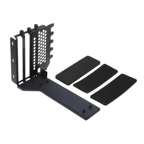 Sirxlevcy Universelle Vertikale GPU-Halterung, Riser, ATX Matx-Gehäuse, VGA-Grafikkarten-Lenkhalterung für 3090-, 4090-Grafikkarten, Langlebig, Einfach zu Bedienen, Schwarz von Sirxlevcy