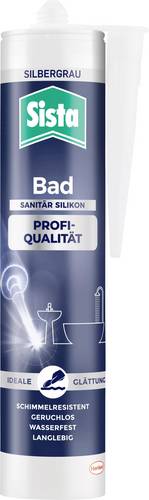 Sista Bad Sanitär-Silikon Herstellerfarbe Silber-Grau SBPSG 280ml von Sista