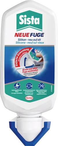 Sista Neue Fuge Sanitär-Silikon Herstellerfarbe Weiß SNFRW 80ml von Sista