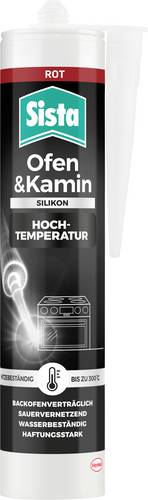 Sista Ofen & Kamin Silikon Herstellerfarbe Rot SHOR3 280ml von Sista
