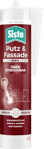 Sista Putz & Fassade Acryl Herstellerfarbe Altweiß SHPW3 280ml von Sista